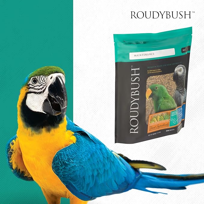 RoudyBush Senior Bird Diet, Small, 44-Ounce, Yellow, 2.75 Pound (Pack of 1)