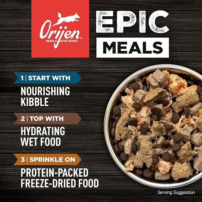 ORIJEN Amazing Grains High Protein Dry Dog Food Regional Red Recipe 22.5lb Bag