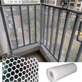 Cat Safety Net, Cat Balcony Nets, Pet Anti-fall Protection Netting Indoor Cat Window Guard, Polyethylene Plastic Fencing, Pet Safety Mesh Guard for Windows (Color : Mesh 1.2cm, Size : 0.5m x 4m)