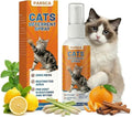 Cat Repellent Spray, Cat Deterrent Spray - Indoor & Outdoor Training Safe, Protect Furniture, Sofas, Rugs, Restricted Areas-for Behavior, Natural, Effective 120 ML/4FL.OZ