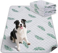 Washable Pee Pads for Dogs, 2Pack Reusable Puppy Pads, Super Absorbent & Leakproof Dog Pads, Anti-Slip Dog Pee Pads for Puppy Training & Incontinence, Leaf Pattern 36"x41"