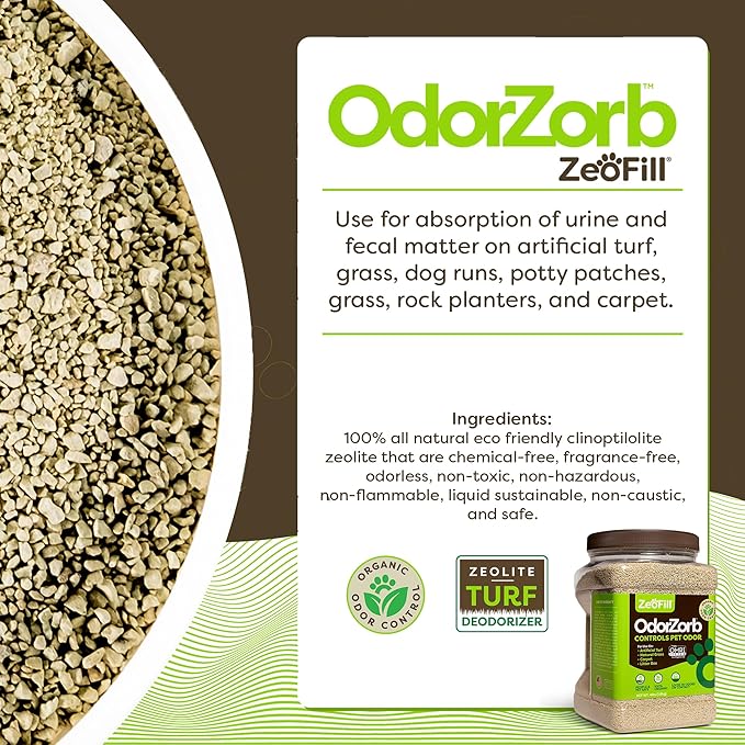 Zeofill Starter Pack - Backyard Deodorizer – Pet Urine Odor Eliminator - Outdoor Use – Eliminator & Deodorizer
