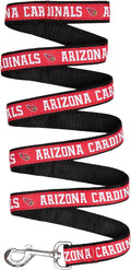 NFL PET Leash, Small, Arizona Cardinals Dog Leash, Football Team Leash for Dogs & Cats. A Shiny & Colorful Dog & Cat Leash with Embroidered Team Name/Logo Licensed by the NFL