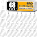 XPCARE 48 Pcs Bird Scare Discs, Reflective Double-Sided Bird Reflectors Upgraded Discs Set Reflective to Scare Bird Like Woodpeckers Pigeons Ducks