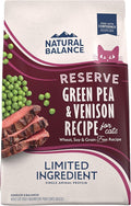 Natural Balance Limited Ingredient Reserve Grain Free Dry Cat Food, Green Pea & Venison Recipe, 8 lbs.