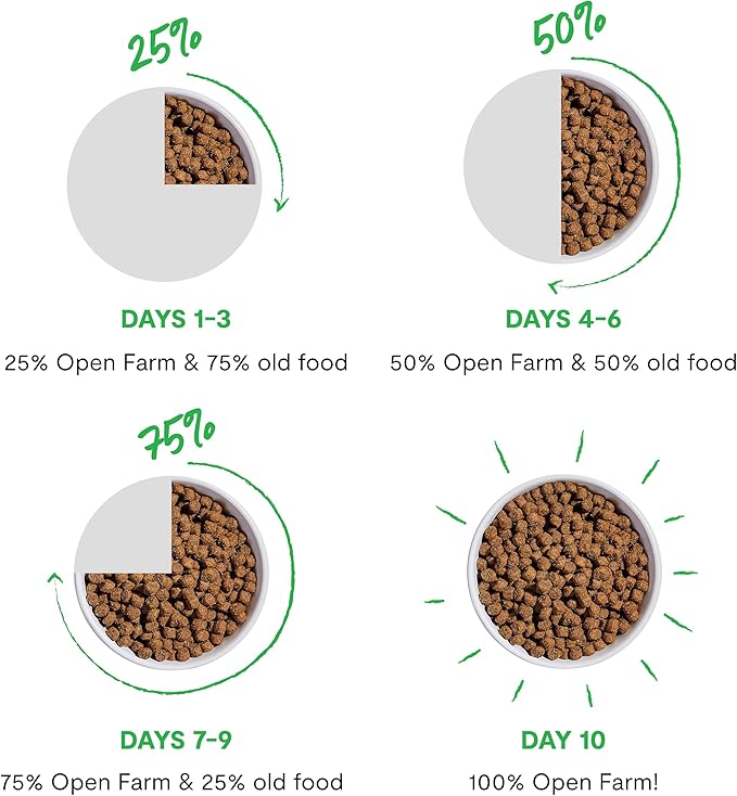 Open Farm, Ancient Grains Dry Dog Food, Protein-Rich & Nutrient Dense, 90% Animal Protein Mixed with Non-GMO Fruits, Veggies and Superfoods, Wild Caught Salmon Recipe, 11lb Bag