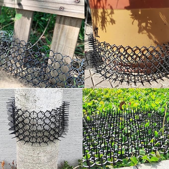 Cat Dog Deterrent Scat Mat for Cats Dogs with Spikes, Repellent Indoor Furniture, Outdoor Garden Fence Animal Barrier Set (24)