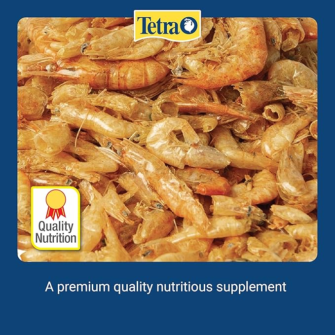Tetra BabyShrimp 0.35 Ounce, Natural Shrimp Treat for Aquarium Fish (033197) (Pack of 4)