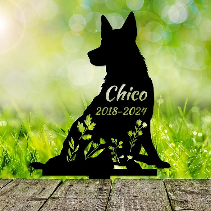 Personalized Dog Memorial Stake, Dog Grave Marker, in Memorial of Dog, Dog Loss Gift, Dog Name Sign Pet Sympathy Gift