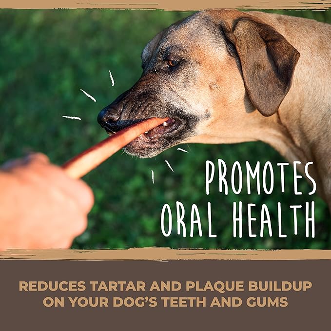 Mighty Paw Naturals Variety Pack Bully Sticks for Dogs - Grass Fed Beef Chews. Dog Bully Sticks for Large Pets, Medium and Small Breeds. Lower Odor Treats for Small Pets. Single Ingredient