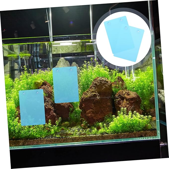 4pcs Fish Tank Breeding Plate with Cups Lightweight Breeding Pads for Safe Spawning of Fish and Shrimp Suitable for Fresh and Aquariums