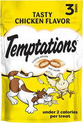Temptations Cat Treats Classic Crunchy and Soft Cat Treats, Tasty Chicken Flavor, 3 oz. Pouch