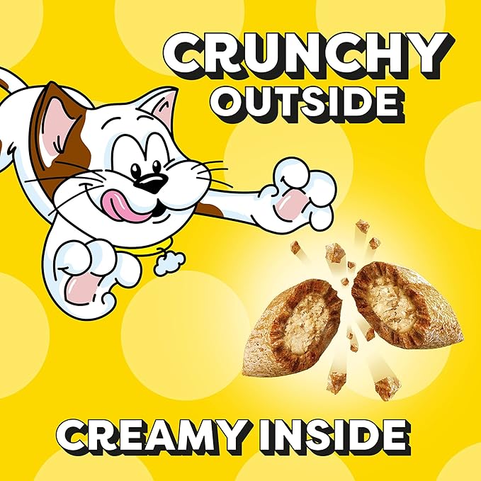 Temptations Cat Treats, Classic Crunchy and Soft Cat Treats, Shrimpy Shrimp Flavor, 3 oz. Pouch (Pack of 12)