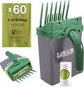 Neater Pet Brands Lift N’ Bag 2.0 Dog Pooper Scooper with Bag Attachment for Small to Large Dogs, New & Improved Design, 60 Refill Bags, Heavy Duty Dog Poop Scooper for Yard & Walks, One-Hand Use
