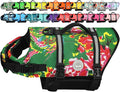 VIVAGLORY Rip Stop Dog Life Vest, Swimming Vest with Handle, Buoyancy for Doggy Puppy, Dog Life Jacket for Swimming & Boating, XXS, Northeast Florals-Green
