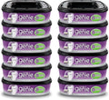 Litter Genie Ultimate Cat Litter Disposal System Refills, Lock Away Odors, Purple,12 Cartridges