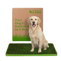 DoggieLawn XL - Real Grass Dog Pee Pad with Built-in Disposable Tray | No Cleaning, Odor-Free | Indoor Outdoor Potty Training for Puppies & Large Dogs | 48" x 24"
