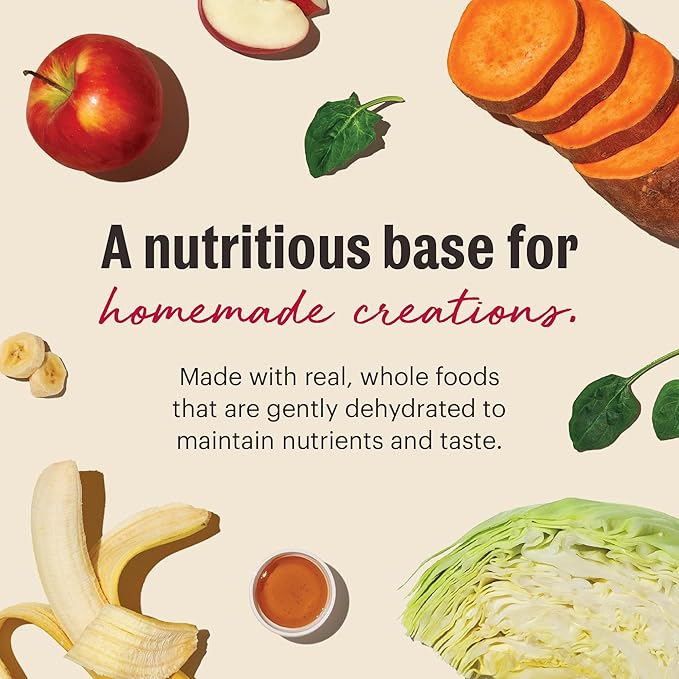 The Honest Kitchen Human Grade Wholemade™ Dehydrated Grain Free Fruit & Veggie Base Mix Dog Food (Just Add Protein), 3 lb Box