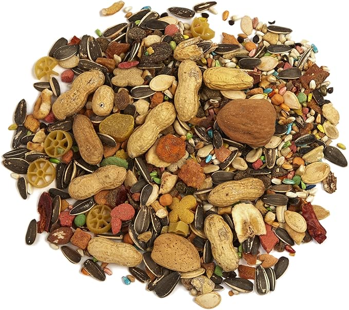 F.M. Brown's Tropical Carnival Gourmet Large Hookbill Food for Parrots, Cockatoos and Macaws Over 13", 5-lb Bag - Vitamin-Nutrient Fortified Daily Diet