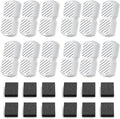 Pet Water Fountain Filters: 24 Dog Water Fountain Filters Replacement - Dog Fountain Filters - Including 12 Filters + 12 Sponges - Suitable for GROOKPET Pet Water Fountain