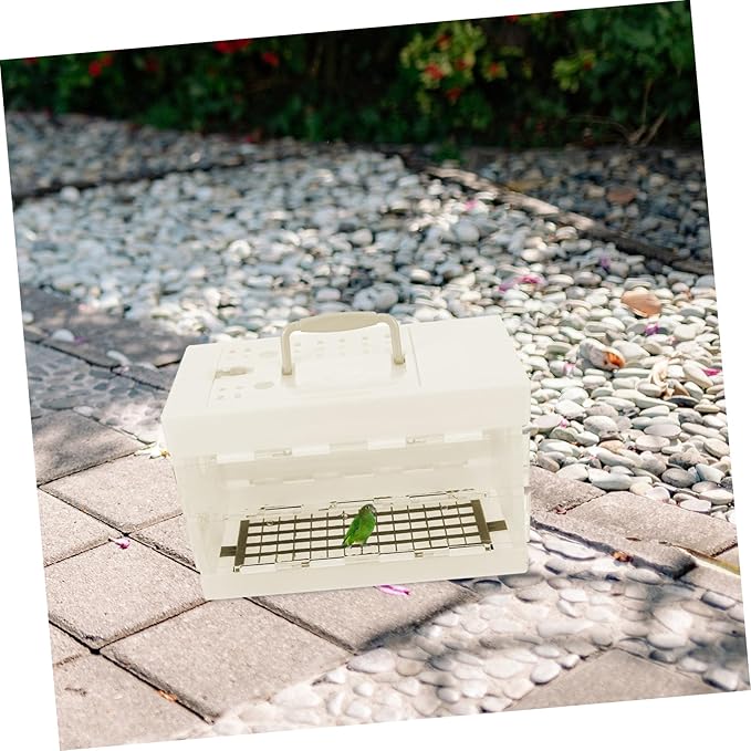 BESPORTBLE Outdoor Bird Carrier Cage for Small Parrots and Birds Portable Travel Cage Ventilation for Easy Airflow Compact Design for Pet Owners The Go