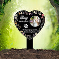 Pet Cemetery Cat Grave Marker | Personalized Outdoor Cat Headstone Engraved with Name & Lifespan Years | Custom Pet Memorial Stone for Garden or Yard