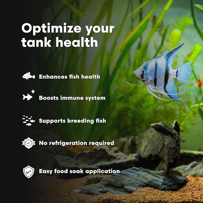 Brightwell Aquatics Vitamarin-F – Complete Vitamin Supplement for Freshwater Fish & Invertebrates – Supports Health, Color & Spawning – No Refrigeration, 2L