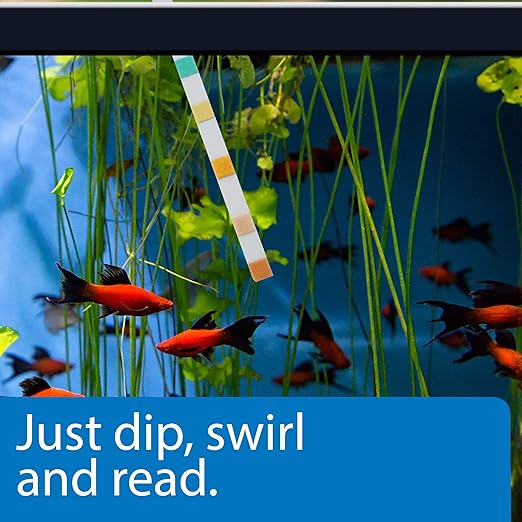 API 5-in-1 Test Strips Freshwater and Saltwater Aquarium Test Strips 25-Count Box