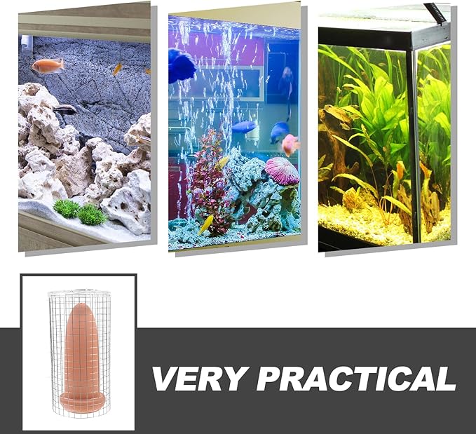 Fish Spawning Barrel 9X4X4 Inch Breeding Bucket for Angelfish and Shrimp Aquarium with Easy Clean Design and Decorative Use