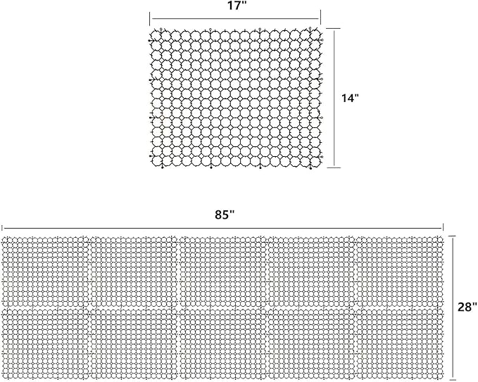 16 X 13 Inch Scat Mat for Cats, 10 Pack Cat Scat Mat with Spikes - Indoor/Outdoor Pet Deterrent Solution for Plants, Furniture, and More - Keep Cats and Dogs Away