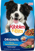Kibbles 'n Bits Original Dry Dog Food, Savory Beef & Chicken Flavors for Adult Dogs, 3.5 lb. Bag