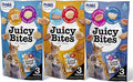 INABA Juicy Bites Grain-Free, Soft, Moist, Chewy Cat Treats with Vitamin E and Green Tea Extract, 0.4 Ounces per Pouch, 9 Pouches Total (3 per Bag), 3 Flavor Variety Pack