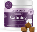 Fera Pets Dog Calming Chews - Helps Manage Everyday Stress & Separation - Promotes Relaxation - Ashwagandha & Priome® Mental Wellbeing Postbiotic Blend - 90 Soft Chews