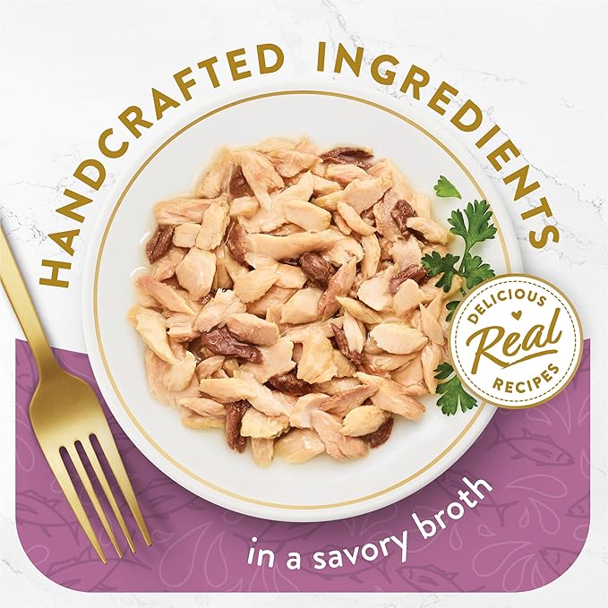 Fancy Feast Purina Appetizers Grain Free Cat Food Flaked Tongol Tuna Appetizer Lickable Cat Food Topper - 1.1 oz. Trays,(Pack of 20)