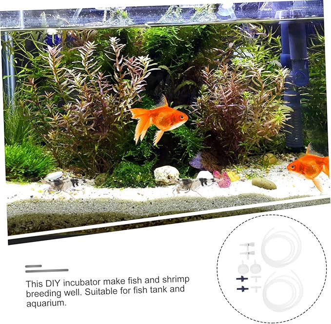 Kisangel 2 Sets DIY Brine Shrimp Hatchery Kits with Transparent Soda Bottle Accessories Aquarium Hatching Tool for Artemia Eggs Fish Tank Breeding Equipment