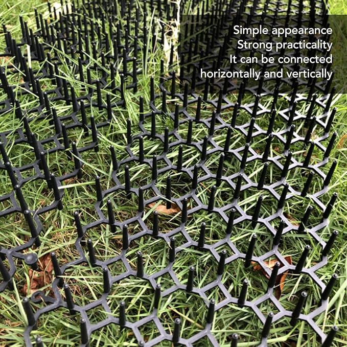 Cat Scat Mat, Pet Deterrent Training Mat Cats Dogs Digging Spikes Deterrent Outdoor Mat for Home Garden Yard