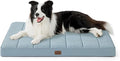 Bedsure Cooling Dog Bed Large Sized Dog - Large Comfy Flat Puppy Beds with Removable Washable Cover, Orthopedic Egg Crate Foam Pet Mat, Suitable for Pet Up to 50 lbs