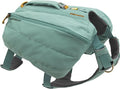Ruffwear, Front Range Day Pack, Dog Backpack with Saddlebags, 5-Point Adjustment, 3 Leash Points, Padded Handle, Internal Mesh Pockets, Reflective Trim, Light Loop, River Rock Green, Small