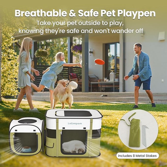 2-in-1 Foldable Cat Tent, Pop-Up Cat Play Tent with Breathable Mesh, Portable Collapsible Cat House for Indoor Cats, Suitable for Indoor & Light Outdoor Use