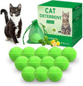 12 Pack Cat Deterrent Outdoor Indoor, Natural Deterrent for Yard, Keep Cat Away