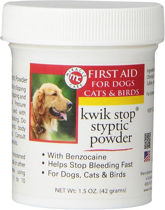 Kwik Stop Styptic Powder with Benzocaine 42 GM