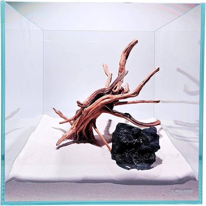 Lifegard Aquariums - 5 Gallon Cube Low Iron Ultra Clear Glass Tank 5mm - 10.47''x10.9''x10.9''