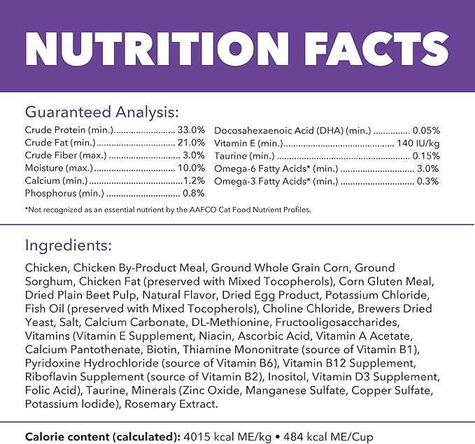 IAMS Proactive Health Kitten Dry Cat Food, Healthy Kitten Food Dry Recipe with Real Chicken in Every Bite, 16 Lb. Bag