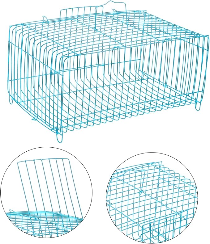 Portable Bird Carrier Cage Spacious Travel Cage for Small Pets Excellent Ventilation Stylish Design for Parrots Hamsters and Other Small Animals