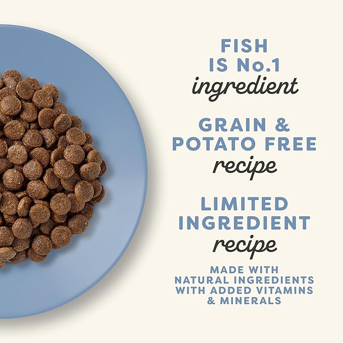 Applaws Complete Dry Cat Food, Grain-Free, Limited Ingredient with Added Vitamins & Minerals, Protein, Supports Digestion, Whitefish (4 Pound Bag)