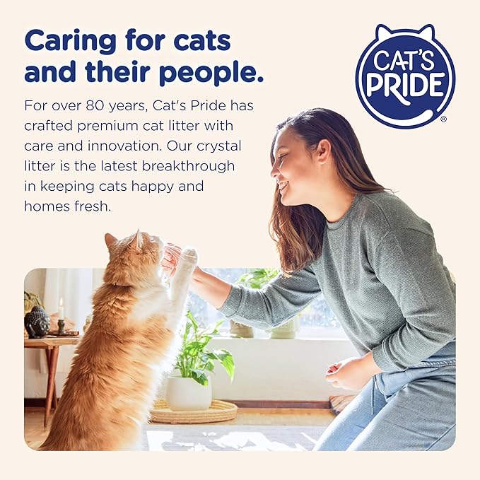 Ultra Fresh Scented Micro Crystals Premium Cat Litter - 99.9% Dust Free, Soft on Paws - 15 Lbs. Total (3pk of 5 Lbs.)