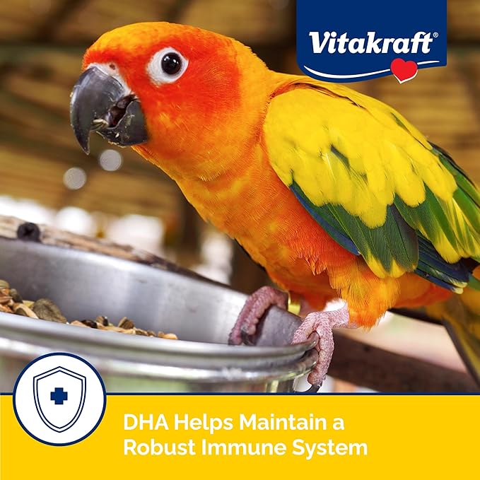 Vitakraft Menu Cockatiel Food - 5 lbs Resealable Bag Mix of Seeds Grains Fruits Vegetables Nuts and Pellets - with Natural Probiotics DHA and Omegas for Feather and Immune Support