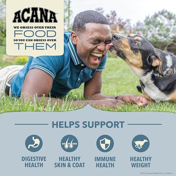 ACANA Wholesome Grains Dry Dog Food Sea to Stream Saltwater Fish Recipe 22.5lb Bag