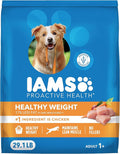 IAMS Proactive Health, Dry Dog Food, Adult Dog Food Dry Recipe for Healthy Weight, with Chicken, 29.1 Lb. Bag