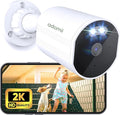 2K Security Cameras Wireless Outdoor, 33ft Night Vision, IP65 Weatherproof, 2-Way Audio Home Security WiFi Camera Motion Detector for Home Security